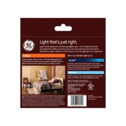 GE Relax CAC E12 (Candelabra) LED Bulb Soft White 40 Watt Equivalence 4 Pk -Luminexm Store 010abd87 cf5b 4eea 89c4 d7ea328ad8b8