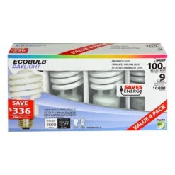 Feit 23 W 2.3 In. D X 4.8 In. L CFL Bulb Daylight Twist 6500 K 4 Pk