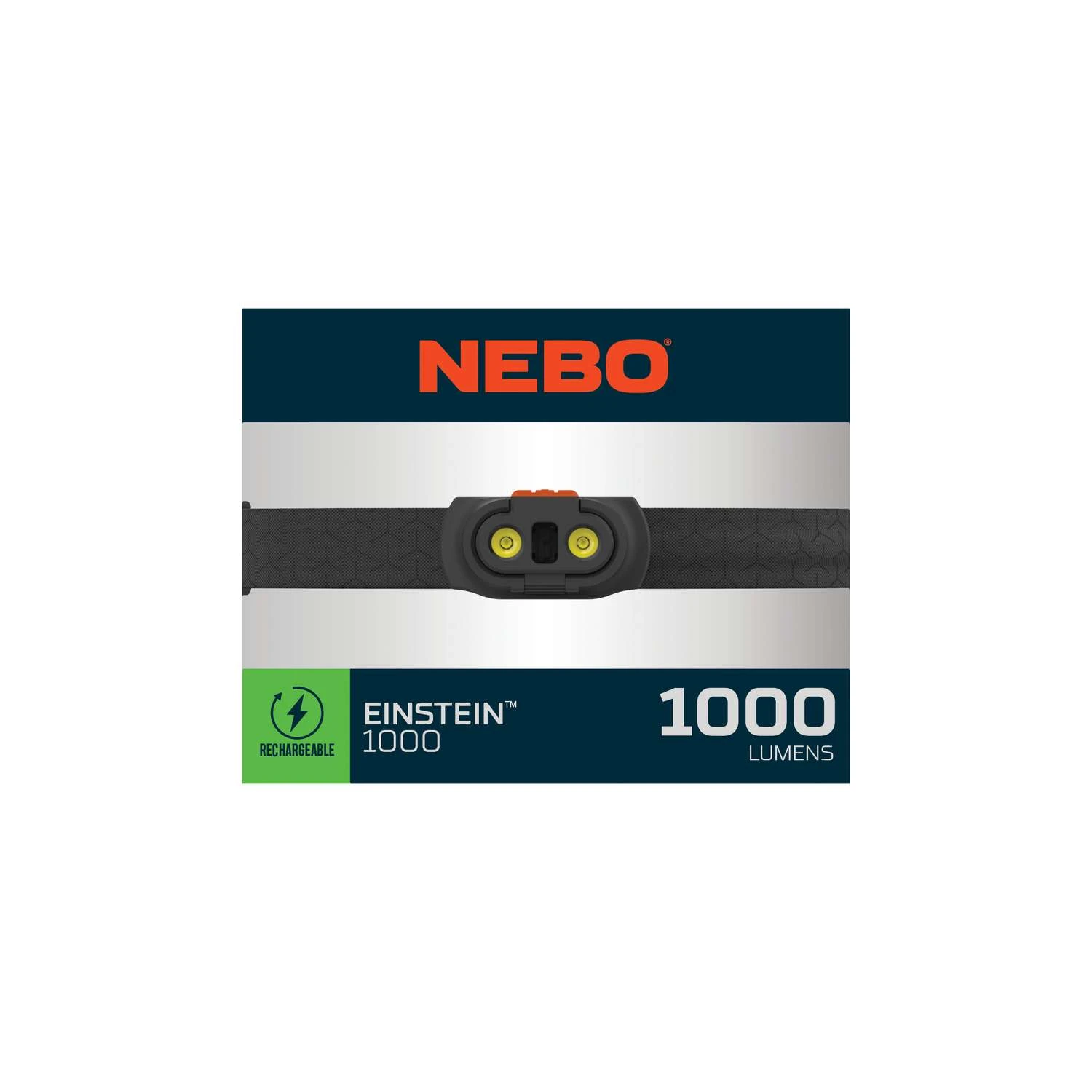 NEBO Einstein 1000 Lm Black LED Head Lamp 18650 Battery 4 NEBO Einstein 1000 Lm Black LED Head Lamp 18650 Battery - Image 2