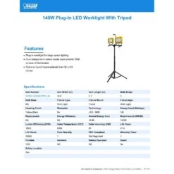 Feit Pro Series 14000 Lm LED Corded Tripod Work Light -Luminexm Store 01e3245a ce13 45cd 8f7c b605fb724cee
