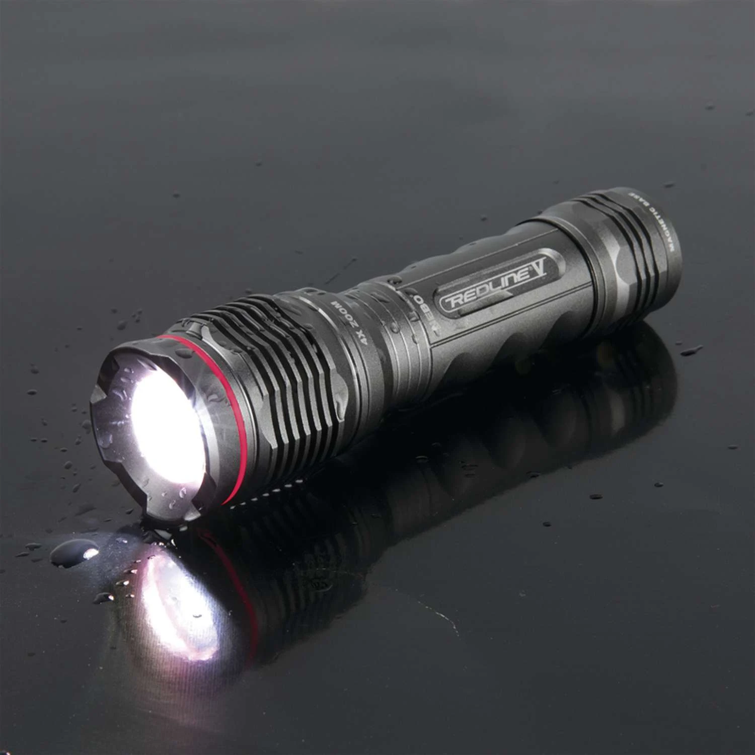 NEBO Redline V 500 Lm Gray LED Flashlight AAA Battery 4 NEBO Redline V 500 Lm Gray LED Flashlight AAA Battery - Image 2