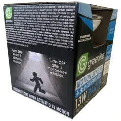 Greenlite PAR38 E26 (Medium) LED Motion Activated Bulb Bright White 100 Watt Equivalence 1 Pk -Luminexm Store 0583251d c4df 4e3a 9cbc 350c57aa49ab