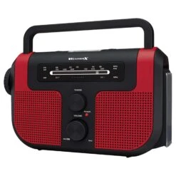 WeatherX 3000 Lm Red LED Weather Alert Radio Flashlight AA Battery