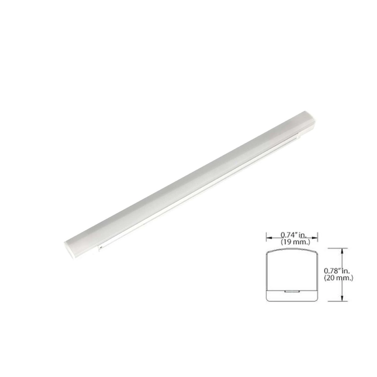 MaxLite 24 In. L White Hardwired LED Light Bar 657 Lm 3 MaxLite 24 In. L White Hardwired LED Light Bar 657 Lm