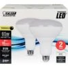Feit BR40 E26 (Medium) LED Bulb Daylight 65 Watt Equivalence 2 Pk -Luminexm Store 0ac48fde 341d 46e6 8079 3649185c1c92