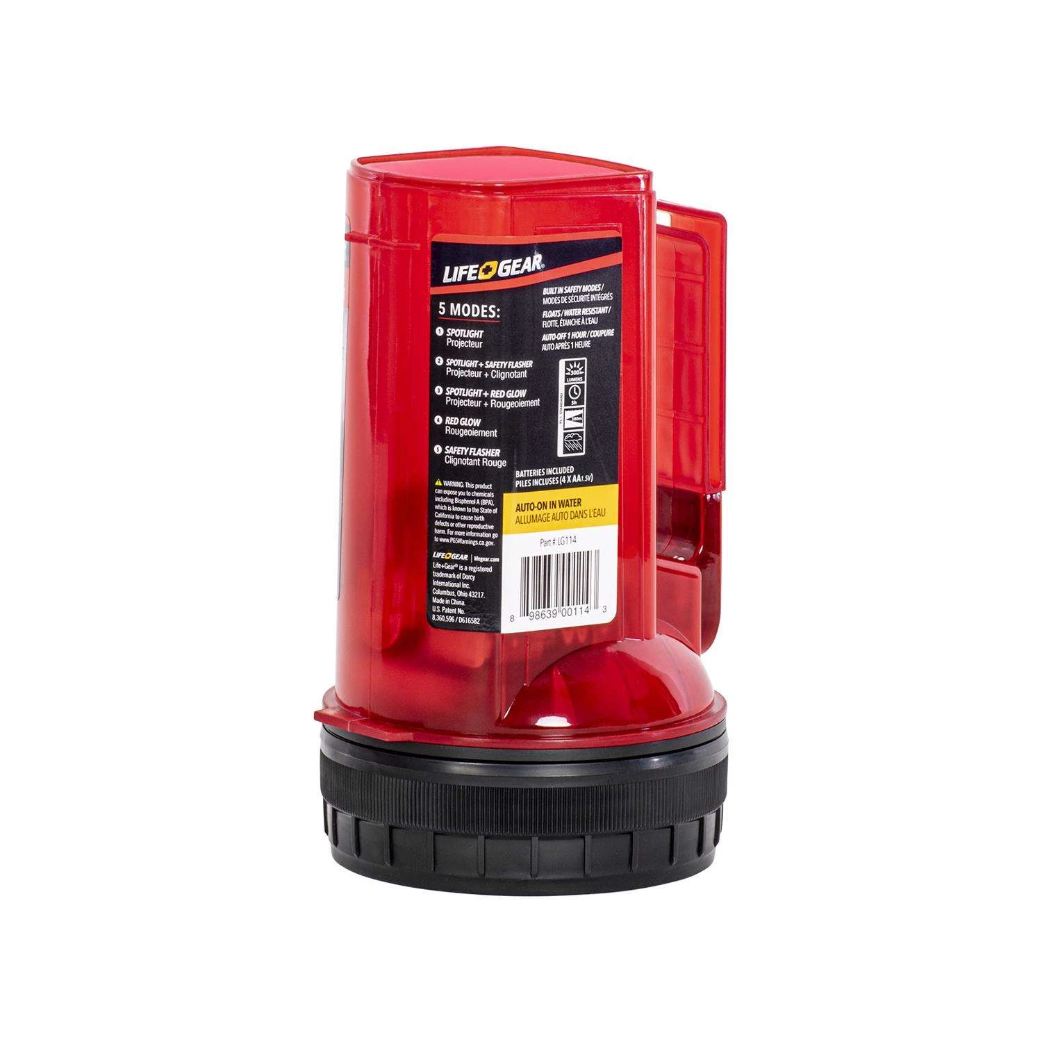 Life+Gear Glow 300 Lm Red LED Floating Lantern 4 Life+Gear Glow 300 Lm Red LED Floating Lantern - Image 2