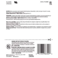 Duracell Lithium Coin 2025 3 V Electronic/Watch Battery 4 Pk -Luminexm Store 12f014df 8c14 482c bcd6 b938d810dd0d