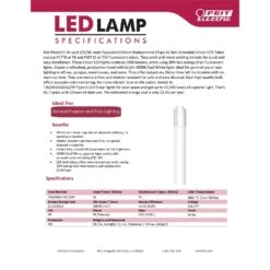 Feit Plug & Play T8 And T12 Cool White 35.7 In. G13 Linear LED Bulb 12 Watt Equivalence 1 Pk -Luminexm Store 15ef00d9 11b2 4e31 ad09 8f4274a33a65