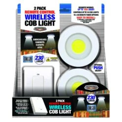 Blazing LEDz White Battery Powered LED Wireless Lights 2 Pk