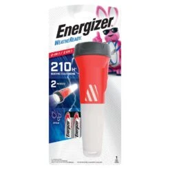 Energizer Weatheready 55 Lm Black & Red LED Flashlight AA Battery -Luminexm Store 19f05f41 603a 4bd3 b99d 244de27c41e4