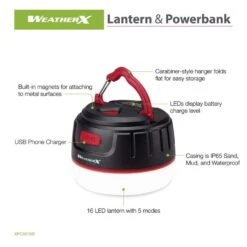 WeatherX Multicolored LED Lantern/Power Bank 9 WeatherX Multicolored LED Lantern/Power Bank -Luminexm Store 1c3f188e 032c 4987 a802 3a4dbca862ce