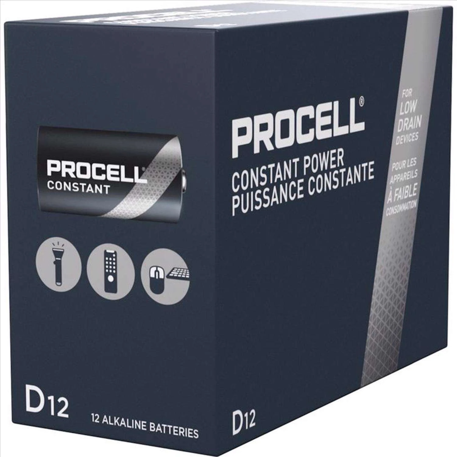Procell Constant D Alkaline Batteries 12 Pk Boxed 4 Procell Constant D Alkaline Batteries 12 Pk Boxed - Image 2