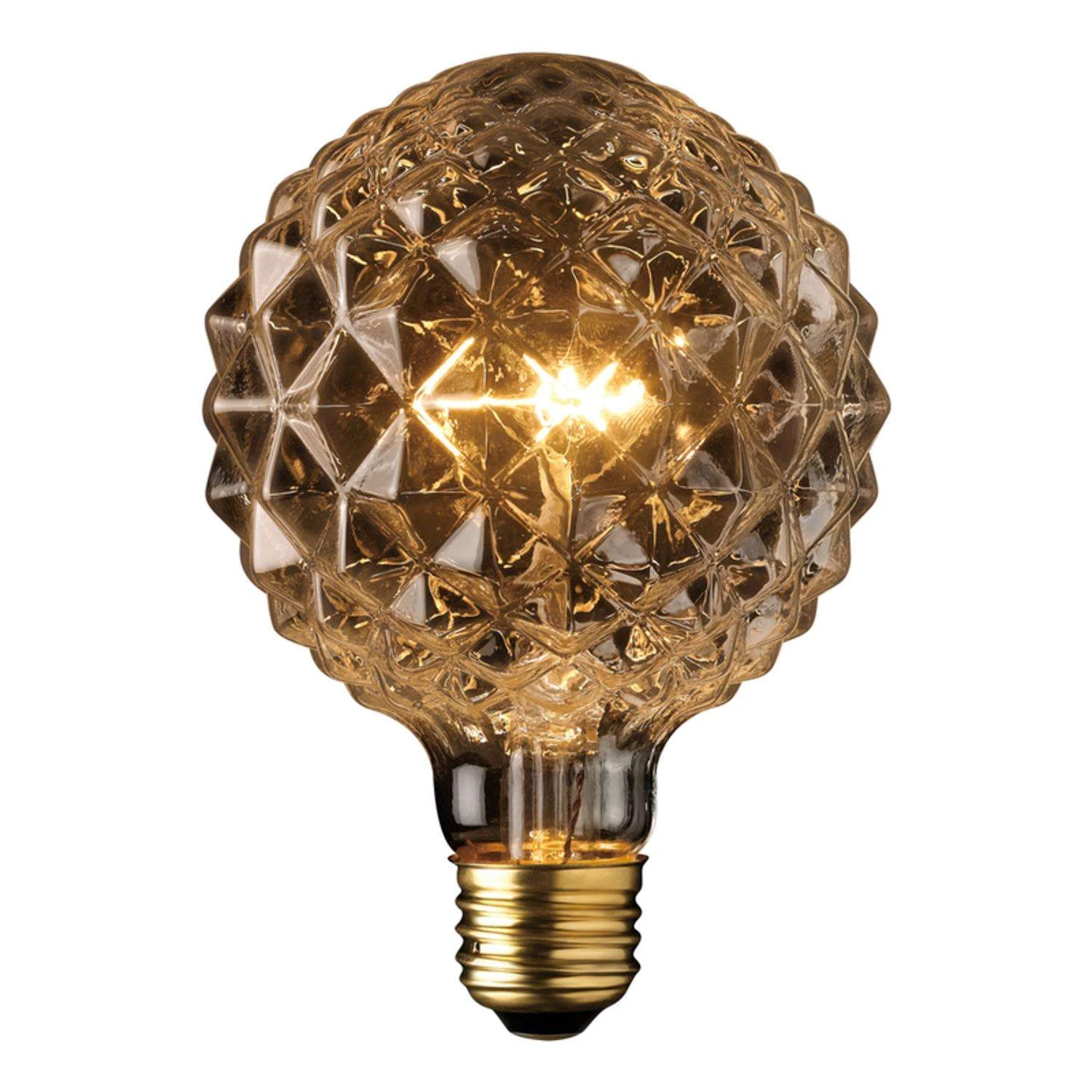 Globe Electric Designer Crystalina 40 W G30 Decorative Incandescent Bulb E26 (Medium) Amber 1 Pk 4 Globe Electric Designer Crystalina 40 W G30 Decorative Incandescent Bulb E26 (Medium) Amber 1 Pk - Image 2