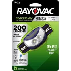 Front Page 12 Rayovac® Rayovac Sportsman 200 Lm Multicolored LED Head Lamp AAA Battery