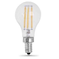 Feit LED A15 E12 (Candelabra) Filament LED Bulb Daylight 75 Watt Equivalence 2 Pk -Luminexm Store 220c6029 8b52 404c 9f50 8da82c6da8a7