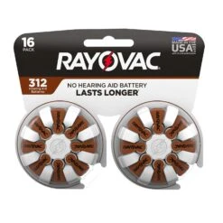 Rayovac® Rayovac Zinc Air 312 1.45 V Hearing Aid Battery 16 Pk