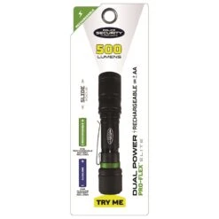 Police Security Pro Flex 500 Lm Black LED Pen Light AA Battery