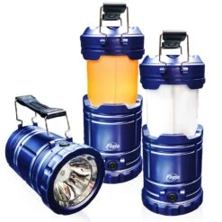 Flipo Slide-N-Glo Blue LED Flashlight Lantern