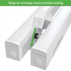 ETI Versa Strip 48 In. L White Hardwired LED Strip Light 5500 Lm -Luminexm Store 260a6984 91a0 4c48 a13d bd150a477eea