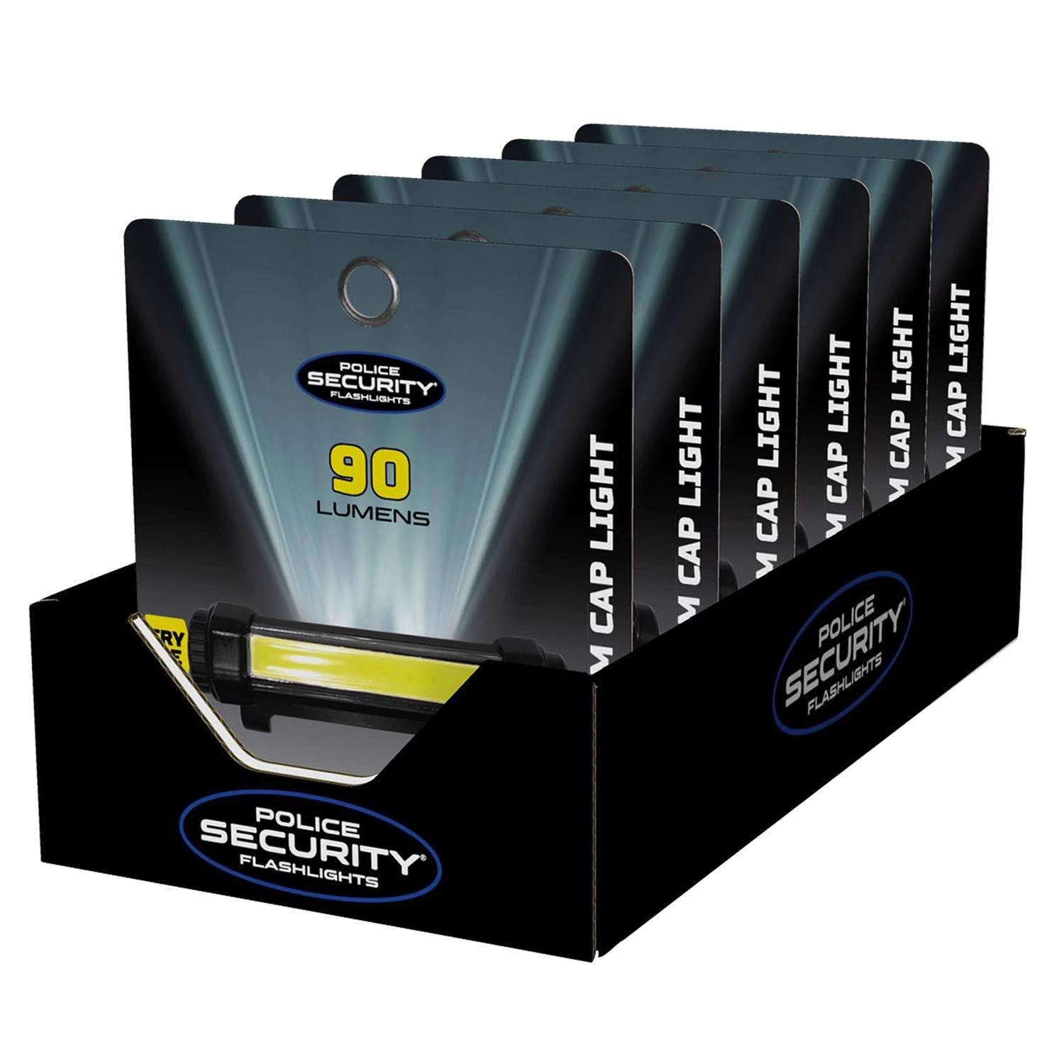 Police Security Cap Light 90 Lm Black LED Cap Light AA Battery 5 Police Security Cap Light 90 Lm Black LED Cap Light AA Battery - Image 3