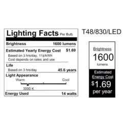 Feit General Purpose Bright White 12 In. Bi-Pin Linear LED Linear Lamp 8 Watt Equivalence 1 Pk -Luminexm Store 290c7ba9 53c7 4621 8334 90c8f1bb15ca