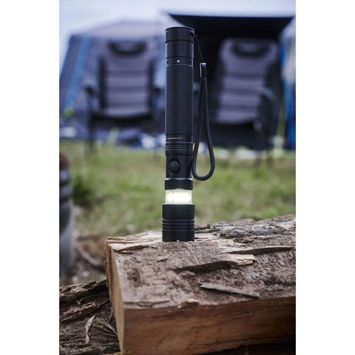 HydraCell AquaTac 200 Lm Black LED Flashlight Lantern 6 HydraCell AquaTac 200 Lm Black LED Flashlight Lantern - Image 4