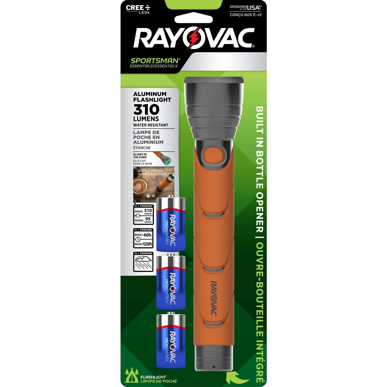 Rayovac® Rayovac Sportsman Essentials 310 Lm Orange LED Flashlight C Battery 5 Rayovac® Rayovac Sportsman Essentials 310 Lm Orange LED Flashlight C Battery - Image 3