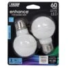 Feit Enhance G16.5 E26 (Medium) Filament LED Bulb Daylight 60 Watt Equivalence 2 Pk -Luminexm Store 2ad456dc 0ec1 4789 ab3f caf879a34d85
