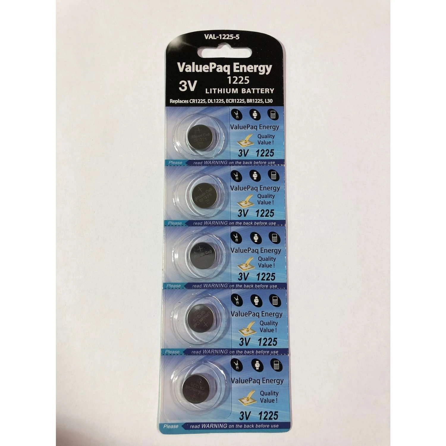 Dantona Lithium 1225 3 V 50 Ah Electronic/Thermometer/Watch Battery 5 Pk 3 Dantona Lithium 1225 3 V 50 Ah Electronic/Thermometer/Watch Battery 5 Pk