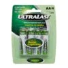 UltraLast NiMH AA 1.2 V 1.5 Ah Solar Rechargeable Battery 4 Pk -Luminexm Store 2cf425b2 75e9 4d91 836b 5ac09c14bcfd
