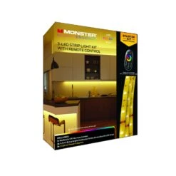 Monster Just Color It Up 6.5 Ft. L Multicolored Plug-In LED Mood Light Strip Kit With Adapter 3 Pk -Luminexm Store 31692987 ae2a 44c7 ad8a 5d612eb5f222