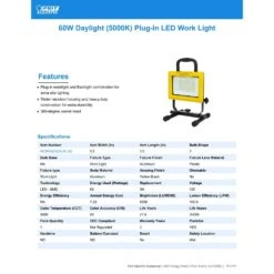 Feit Pro Series 6000 Lm LED Corded Stand (H Or Scissor) Work Light -Luminexm Store 31b03eb3 03c1 4aa6 81fc df180ec71298