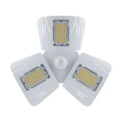Satco Wide Surface E26 (Medium) LED Motion Sensor Utility Light Cool White 60 Watt Equivalence 1 Pk -Luminexm Store 32f43625 2c33 449f 9350 e00d34f9d075
