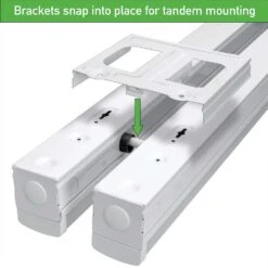 ETI Versa Strip 48 In. L White Hardwired LED Strip Light 5500 Lm -Luminexm Store 33110194 52b2 4f33 aa62 dedb3a58a63c