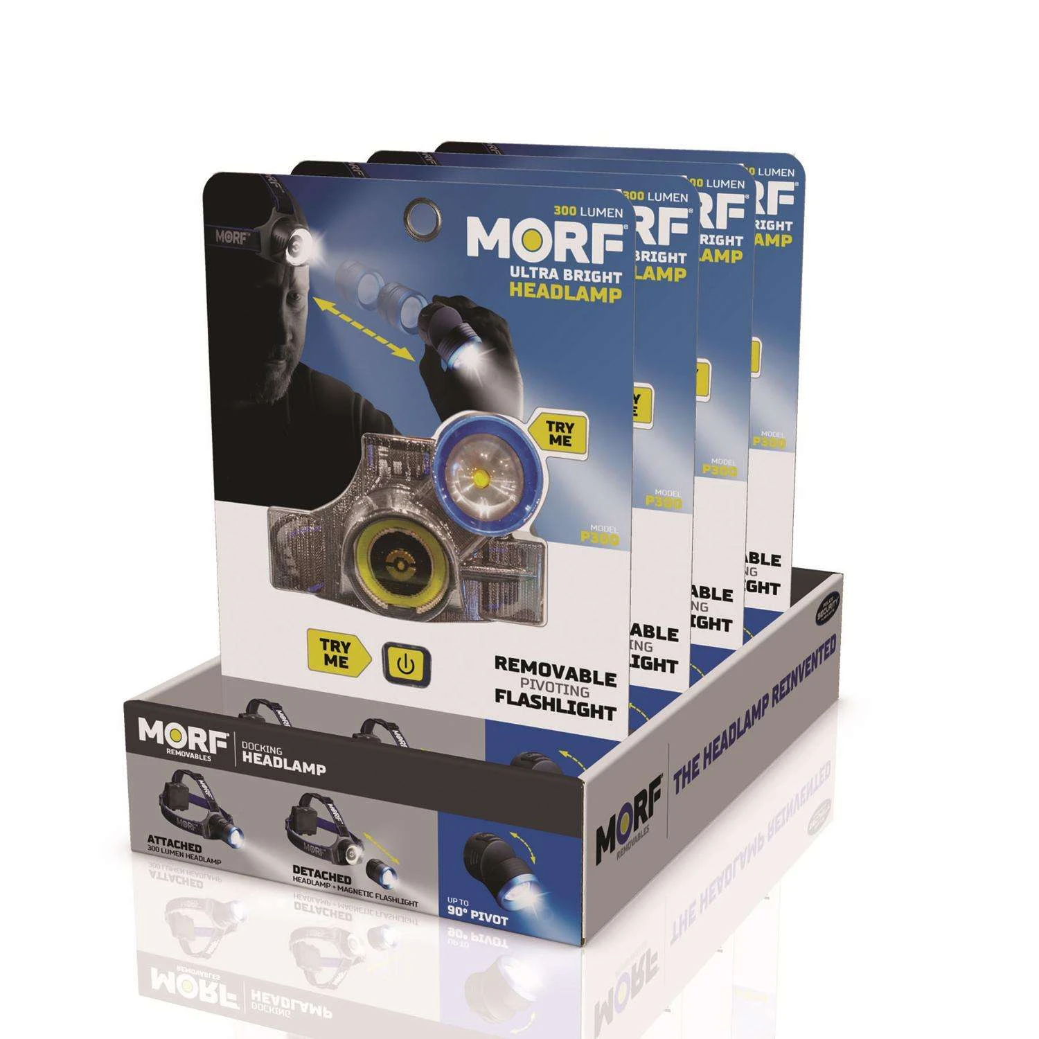 Police Security MORF 300 Lm Black LED Head Lamp AA Battery 5 Police Security MORF 300 Lm Black LED Head Lamp AA Battery - Image 3