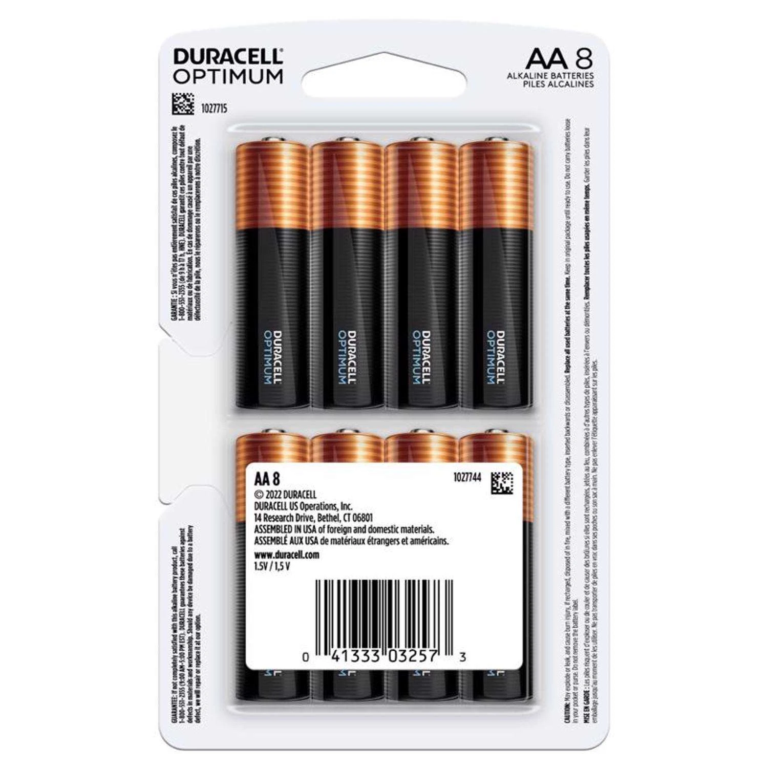 Duracell Optimum AA Alkaline Batteries 8 Pk Carded 9 Duracell Optimum AA Alkaline Batteries 8 Pk Carded - Image 7