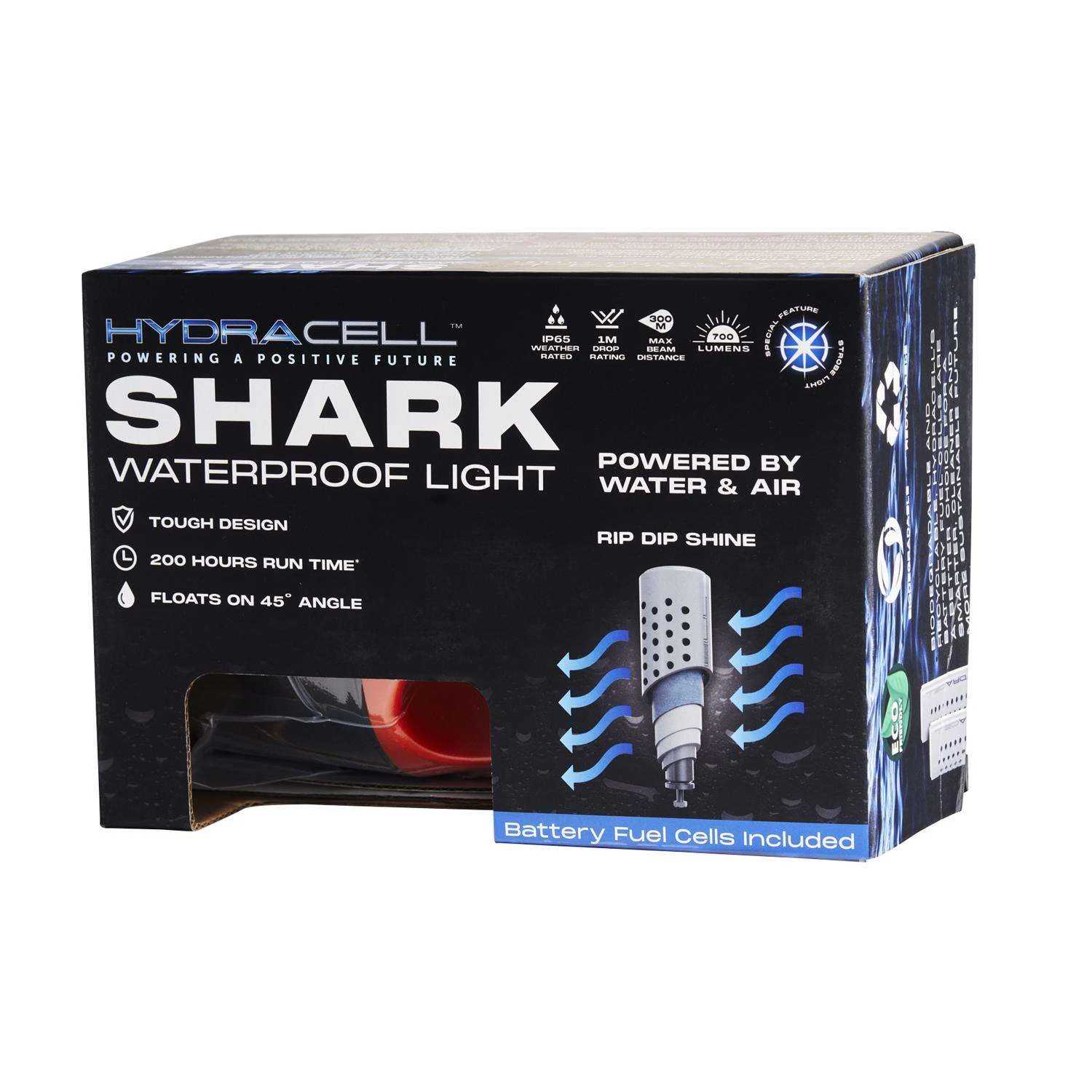 HydraCell Shark Light 700 Lm Black/Orange LED Flashlight 4 HydraCell Shark Light 700 Lm Black/Orange LED Flashlight - Image 2