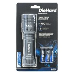 Dorcy DieHard 1700 Lm Gray LED Flashlight AA Battery