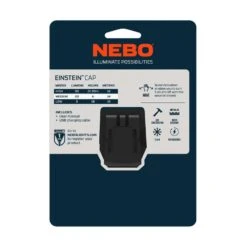 NEBO Einstein 50 Lm Black LED COB Cap Light -Luminexm Store 392d8d9d 0dca 46ec 8ae4 b813dfb91432