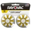 Rayovac® Rayovac Zinc Air 10 1.45 V Battery 16 Pk -Luminexm Store 39a520bc e3cd 4705 8b1f d31dd4ccb4da