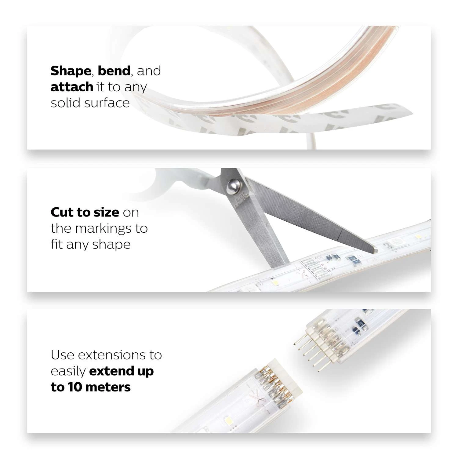 Philips Hue 80 In. L White LED Tape Light 1 Pk 4 Philips Hue 80 In. L White LED Tape Light 1 Pk - Image 2