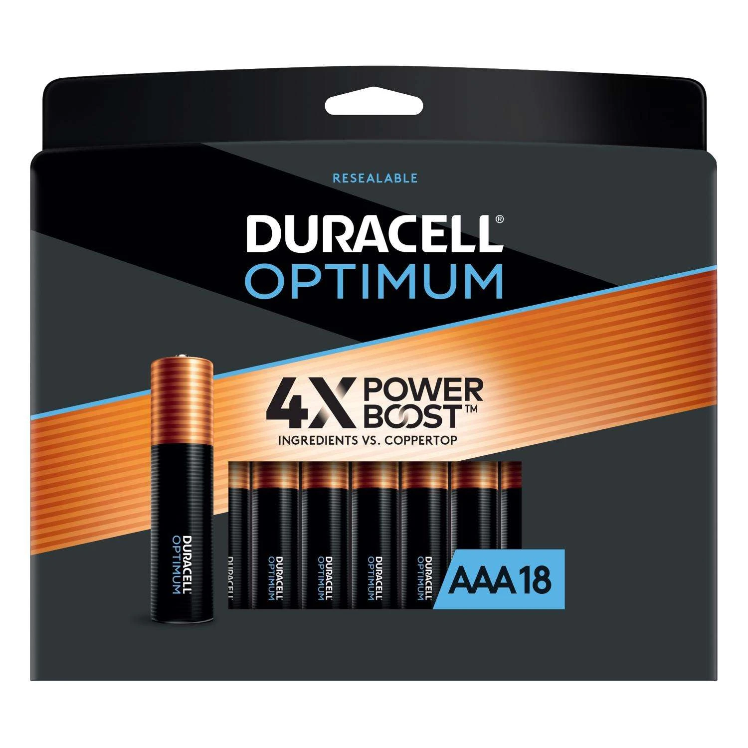 Duracell Optimum AAA Alkaline Batteries 18 Pk Carded 3 Duracell Optimum AAA Alkaline Batteries 18 Pk Carded