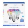 Feit Smart Home A19 E26 (Medium) Smart-Enabled LED Bulb Color Changing 60 Watt Equivalence 3 Pk -Luminexm Store 3b87e6c1 a327 4af0 82af 26a35dec2899