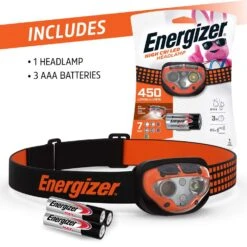 Energizer Vision Ultra High CRI 450 Lm Black/Orange LED Head Lamp AAA Battery 15 Energizer Vision Ultra High CRI 450 Lm Black/Orange LED Head Lamp AAA Battery -Luminexm Store 3d13c08f c63c 4d28 9e4e e860a41b9a12