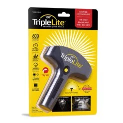 TripleLite 180 Degree Large 565 Lm Black LED Flashlight AA Battery