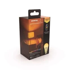 Monster Just Color It Up A19 E26 (Medium) Mood Light Color Bulb Kit Multi-Colored 7 Watt Equivalence -Luminexm Store 4173b881 69b9 493f 8a1f 11da709b191d