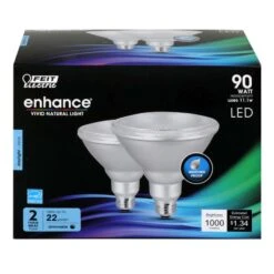 Feit Enhance PAR38 E26 (Medium) LED Bulb Daylight 90 Watt Equivalence 2 Pk
