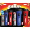 Eveready 25 Lm Black/Blue/Red LED Flashlight AA/D Battery -Luminexm Store 4403bb41 a967 4915 a7f6 0815c22cca6c