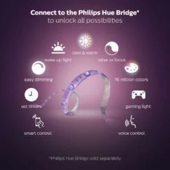 Philips Hue 40 In. L White LED Strip Light Extension 1 Pk -Luminexm Store 4789d447 a20e 4058 8fbb 25afd8c1acec