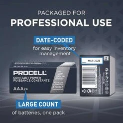 Procell Constant AAA Alkaline Batteries 24 Pk Boxed -Luminexm Store 495a8843 9788 4a66 b1f0 97480b26661c